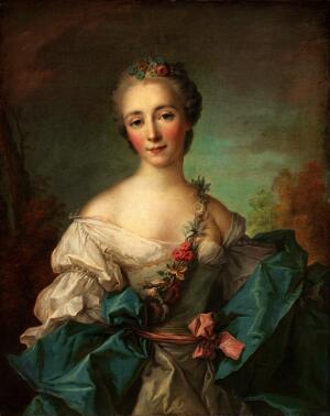 Portrait of a Young Woman by Jean-Marc Nattier